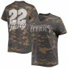 Majestic Threads Women's Threads Derrick Henry Camo Tennessee Titans Name & Number V-Neck Tri-Blend T-Shirt -Fanatics DSCO1148307447 BGrd