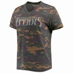 Majestic Threads Women's Threads Derrick Henry Camo Tennessee Titans Name & Number V-Neck Tri-Blend T-Shirt 8 Majestic Threads Women's Threads Derrick Henry Camo Tennessee Titans Name & Number V-Neck Tri-Blend T-Shirt -Fanatics DSCO1148307447 BGrd ALT2