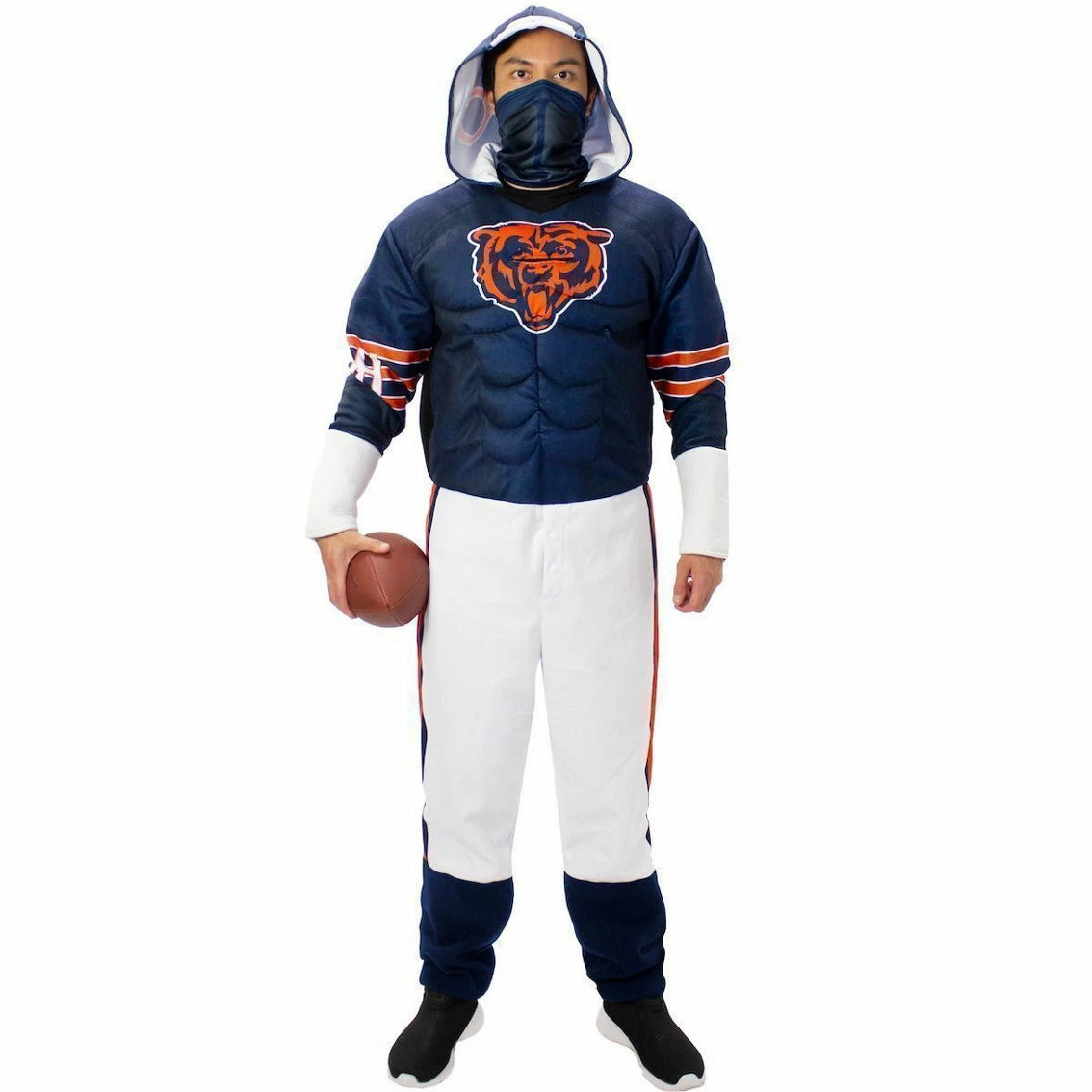Jerry Leigh Men's Navy Chicago Bears Game Day Costume 3 Jerry Leigh Men's Navy Chicago Bears Game Day Costume