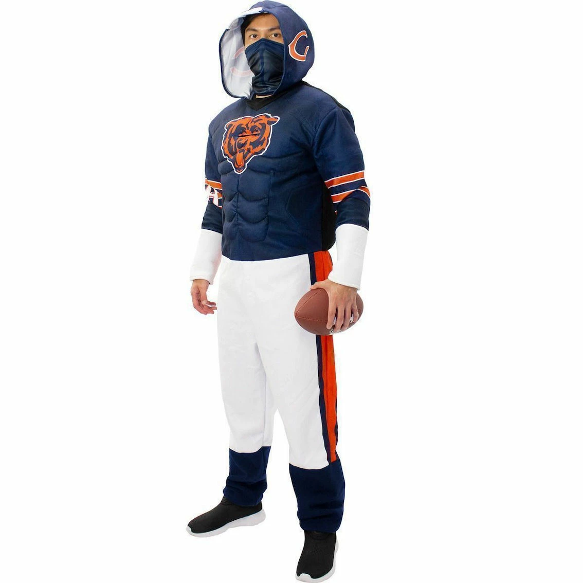 Jerry Leigh Men's Navy Chicago Bears Game Day Costume 5 Jerry Leigh Men's Navy Chicago Bears Game Day Costume - Image 3