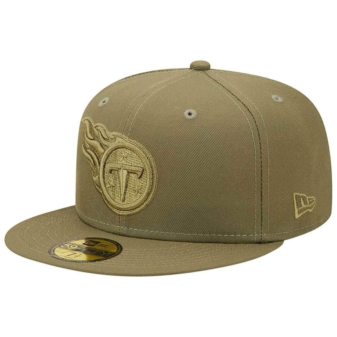 New Era Men's Olive Tennessee Titans Color Pack 59FIFTY Fitted Hat 4 New Era Men's Olive Tennessee Titans Color Pack 59FIFTY Fitted Hat - Image 2