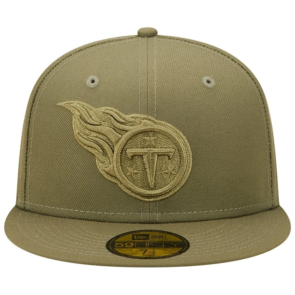 New Era Men's Olive Tennessee Titans Color Pack 59FIFTY Fitted Hat 5 New Era Men's Olive Tennessee Titans Color Pack 59FIFTY Fitted Hat - Image 3