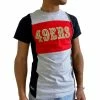 Refried Apparel Men's Heather Gray San Francisco 49ers Sustainable Split T-Shirt