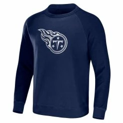 NFL X Darius Rucker Collection By Fanatics Men's Navy Tennessee Titans Raglan Fleece Pullover Sweatshirt 8 NFL X Darius Rucker Collection By Fanatics Men's Navy Tennessee Titans Raglan Fleece Pullover Sweatshirt -Fanatics DSCO1148307952 1320 ALT2