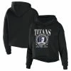 WEAR By Erin Andrews Women's Black Tennessee Titans Cropped Sponge Fleece Pullover Hoodie 1 WEAR By Erin Andrews Women's Black Tennessee Titans Cropped Sponge Fleece Pullover Hoodie -Fanatics DSCO1148308132 1007