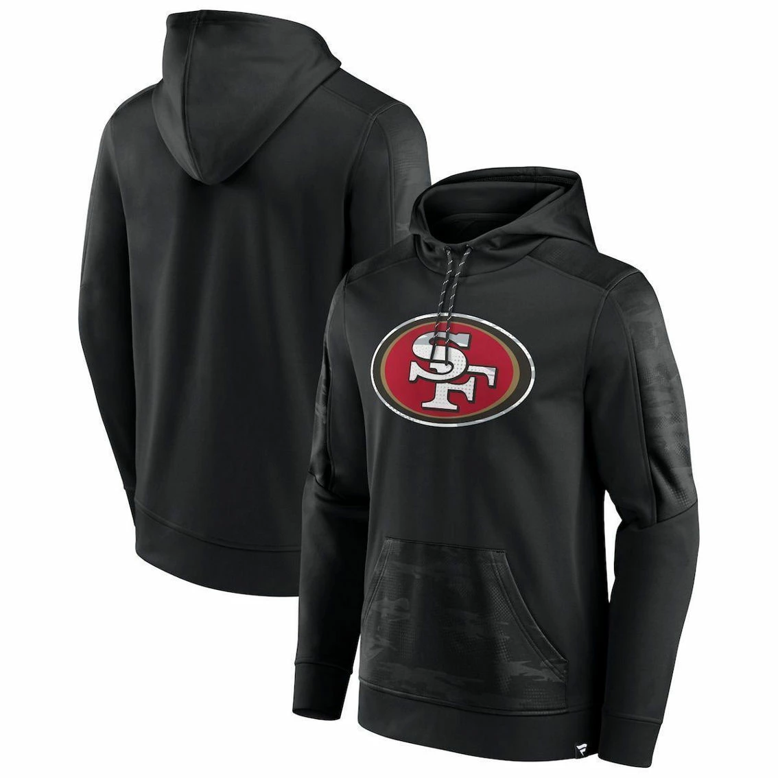 Fanatics Branded Men's Black San Francisco 49ers On The Ball Pullover Hoodie 3 Fanatics Branded Men's Black San Francisco 49ers On The Ball Pullover Hoodie