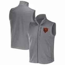 NFL X Darius Rucker Collection By Fanatics Men's Gray Chicago Bears Polar Fleece Full-Zip Vest 7 NFL X Darius Rucker Collection By Fanatics Men's Gray Chicago Bears Polar Fleece Full-Zip Vest -Fanatics DSCO1148309146 1927 ALT1