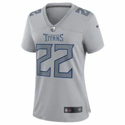 Nike Women's Derrick Henry Gray Tennessee Titans Atmosphere Fashion Game Jersey 8 Nike Women's Derrick Henry Gray Tennessee Titans Atmosphere Fashion Game Jersey -Fanatics DSCO1148309630 1927 ALT2
