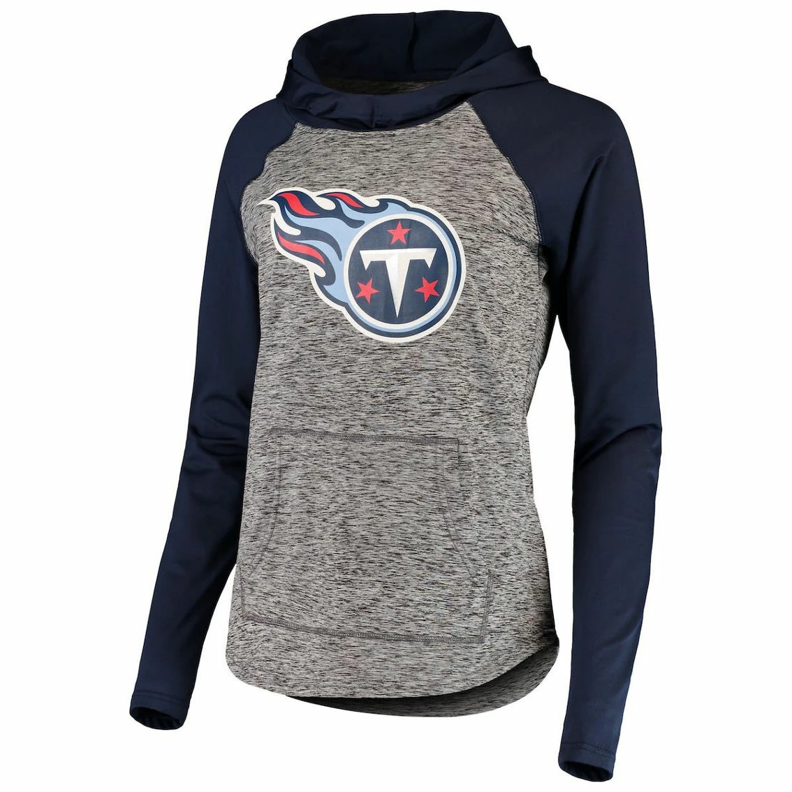 G-III 4Her By Carl Banks Women's Heathered Gray/Navy Tennessee Titans Ship Ring Pullover Hoodie 5 G-III 4Her By Carl Banks Women's Heathered Gray/Navy Tennessee Titans Ship Ring Pullover Hoodie - Image 3