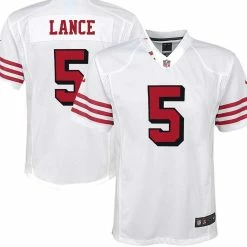 Nike Youth Trey Lance White San Francisco 49ers Alternate Game Jersey