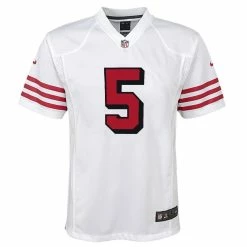Nike Youth Trey Lance White San Francisco 49ers Alternate Game Jersey 8 Nike Youth Trey Lance White San Francisco 49ers Alternate Game Jersey -Fanatics DSCO1148310166 3550 ALT2