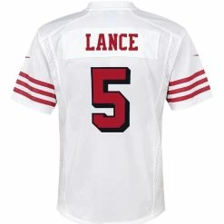 Nike Youth Trey Lance White San Francisco 49ers Alternate Game Jersey 9 Nike Youth Trey Lance White San Francisco 49ers Alternate Game Jersey -Fanatics DSCO1148310166 3550 ALT3