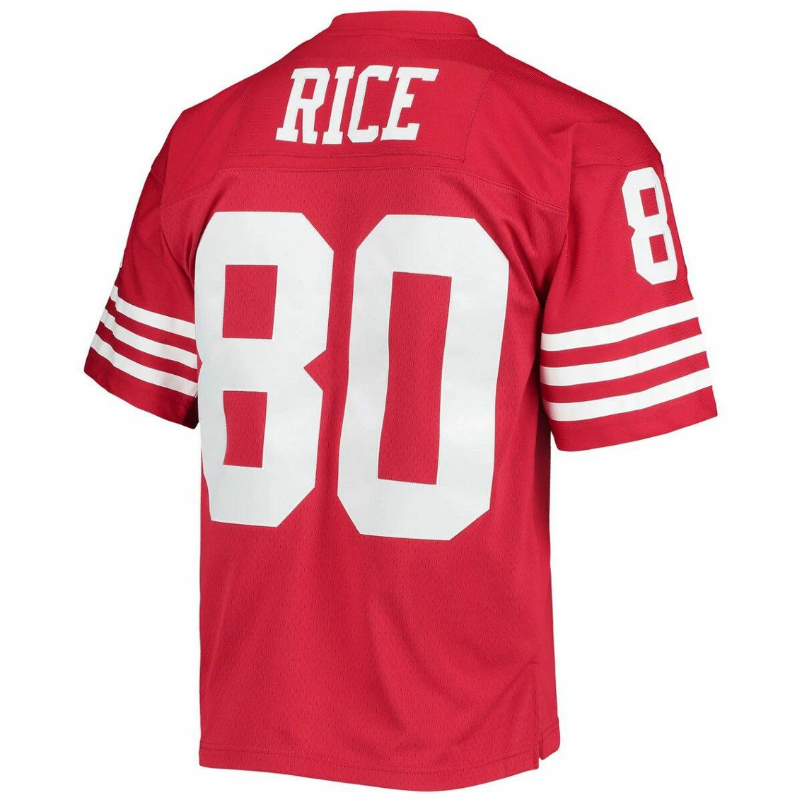Mitchell & Ness Men's Jerry Rice Scarlet San Francisco 49ers Legacy Replica Jersey 6 Mitchell & Ness Men's Jerry Rice Scarlet San Francisco 49ers Legacy Replica Jersey - Image 4