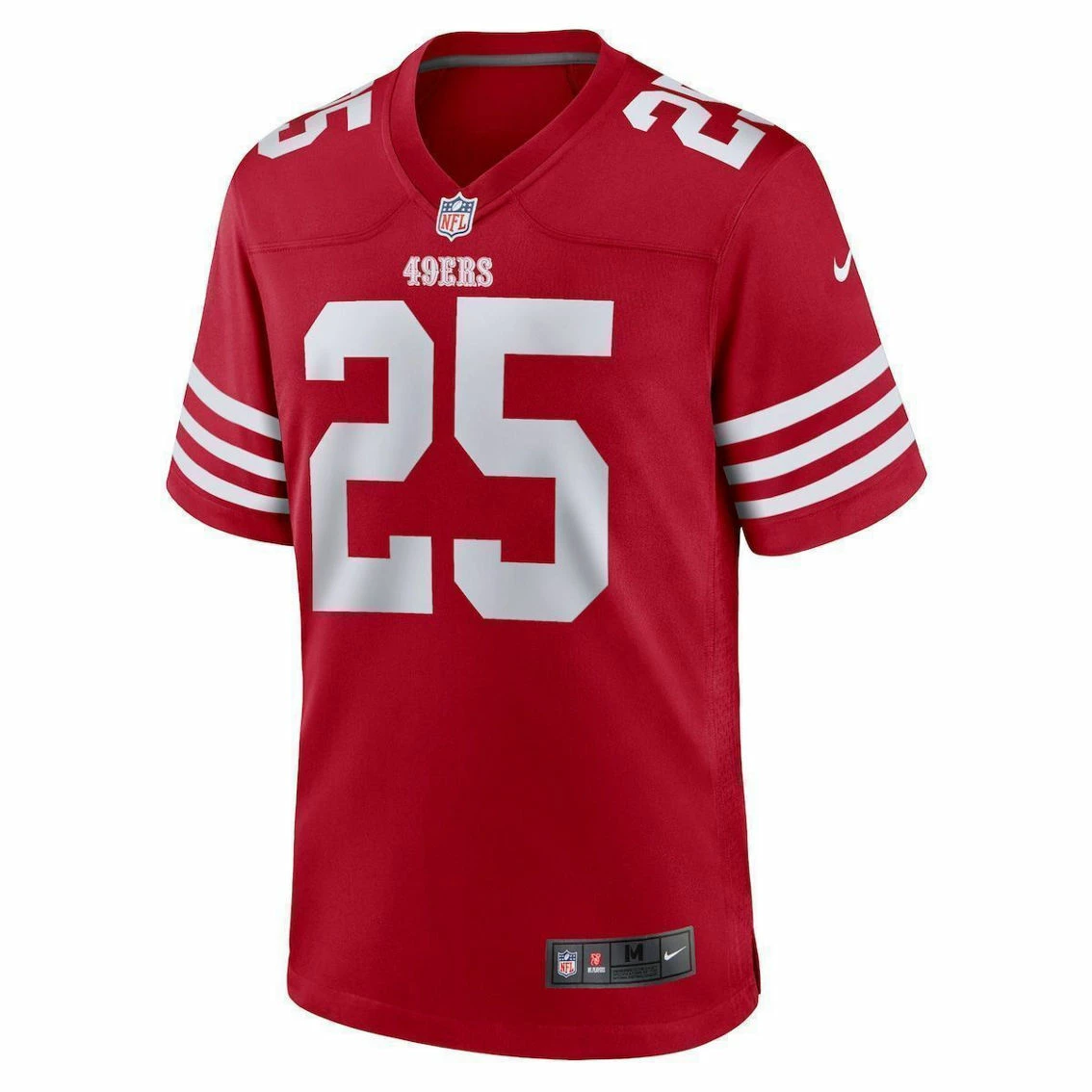 Nike Men's Elijah Mitchell Scarlet San Francisco 49ers Team Player Game Jersey 5 Nike Men's Elijah Mitchell Scarlet San Francisco 49ers Team Player Game Jersey - Image 3