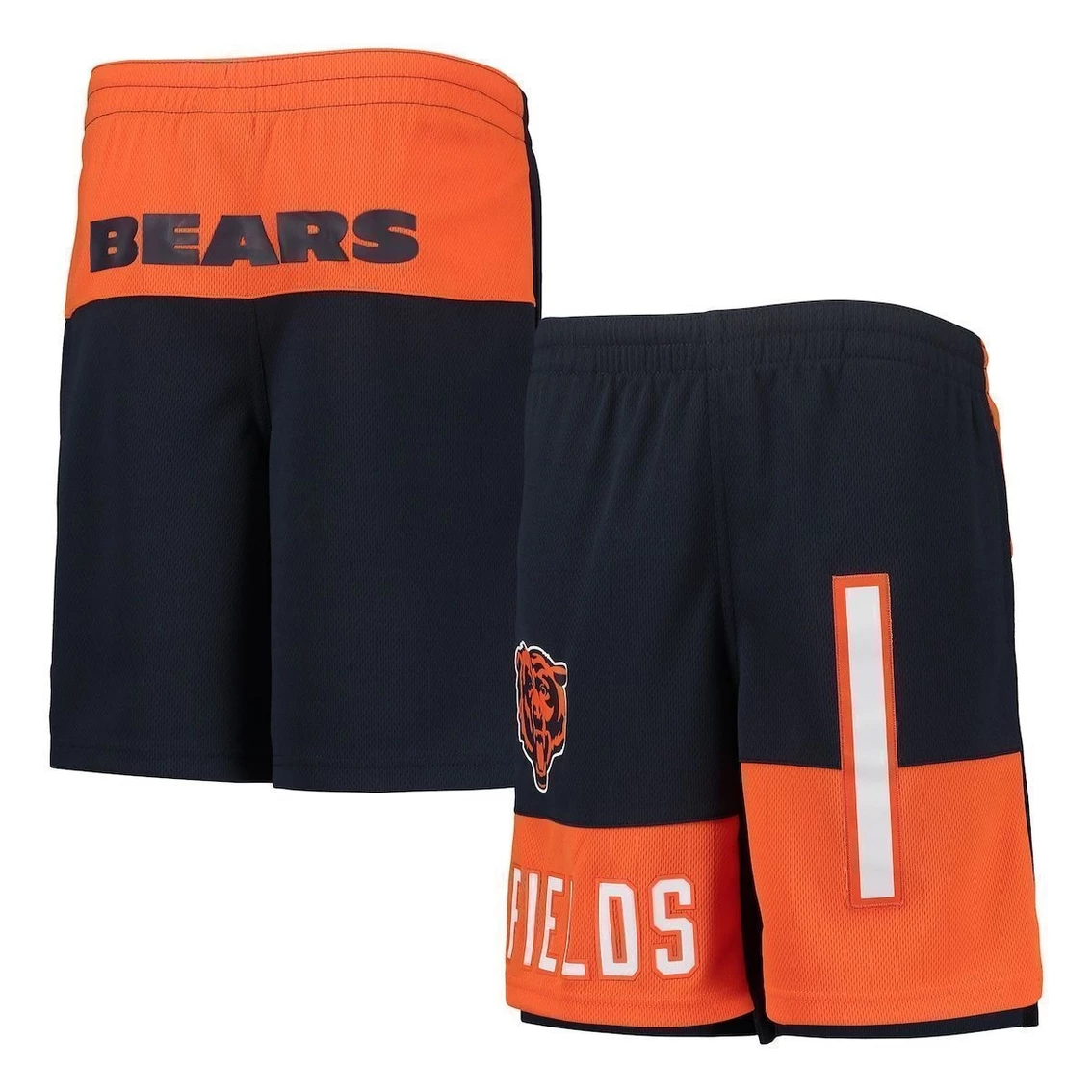 Outerstuff Youth Justin Fields Navy Chicago Bears Name & Number Player Shorts 3 Outerstuff Youth Justin Fields Navy Chicago Bears Name & Number Player Shorts