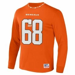Staple Men's NFL X Orange Cincinnati Bengals Core Team Long Sleeve T-Shirt 8 Staple Men's NFL X Orange Cincinnati Bengals Core Team Long Sleeve T-Shirt -Fanatics DSCO1148311533 2294 ALT2