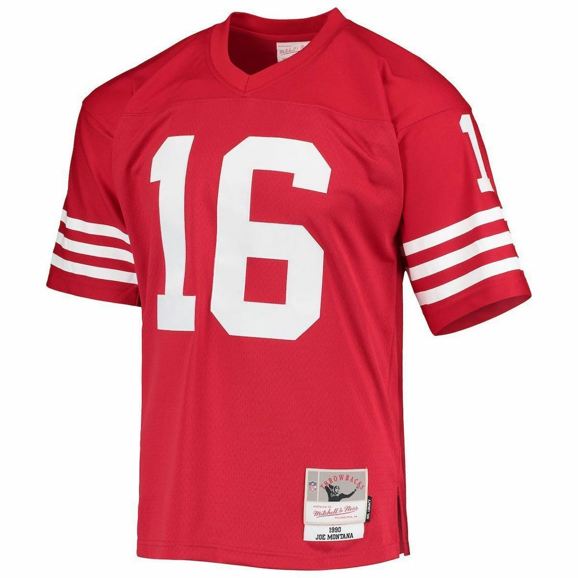 Mitchell & Ness Men's Joe Montana Scarlet San Francisco 49ers Legacy Replica Jersey 5 Mitchell & Ness Men's Joe Montana Scarlet San Francisco 49ers Legacy Replica Jersey - Image 3