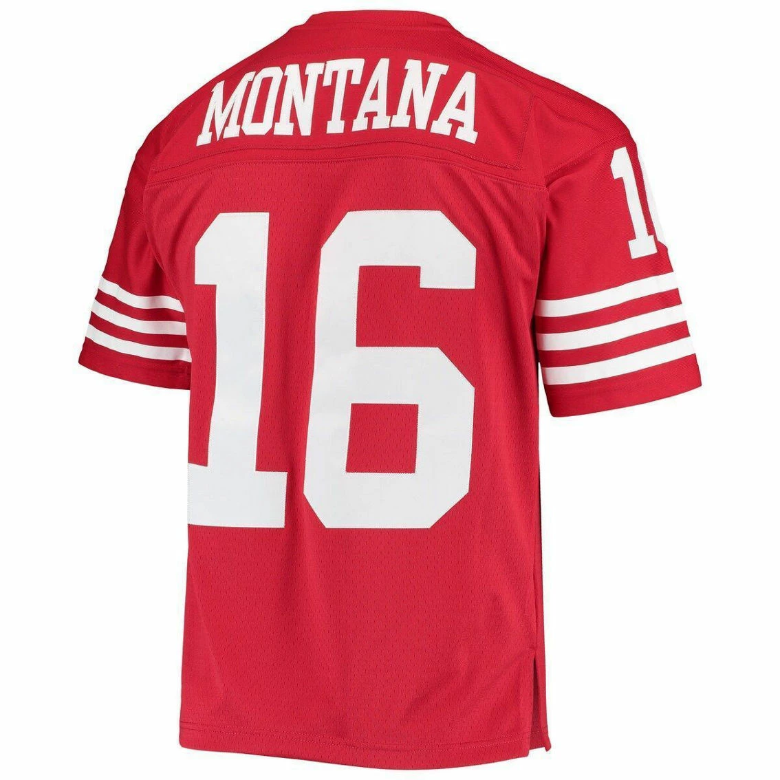 Mitchell & Ness Men's Joe Montana Scarlet San Francisco 49ers Legacy Replica Jersey 6 Mitchell & Ness Men's Joe Montana Scarlet San Francisco 49ers Legacy Replica Jersey - Image 4