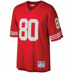 Mitchell & Ness Men's Jerry Rice Scarlet San Francisco 49ers Big & Tall 1990 Retired Player Replica Jersey 8 Mitchell & Ness Men's Jerry Rice Scarlet San Francisco 49ers Big & Tall 1990 Retired Player Replica Jersey -Fanatics DSCO1148312703 2946 ALT2