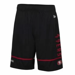 New Era Men's Black San Francisco 49ers Combine Authentic Rusher Training Shorts -Fanatics DSCO1148312900 1007 ALT2