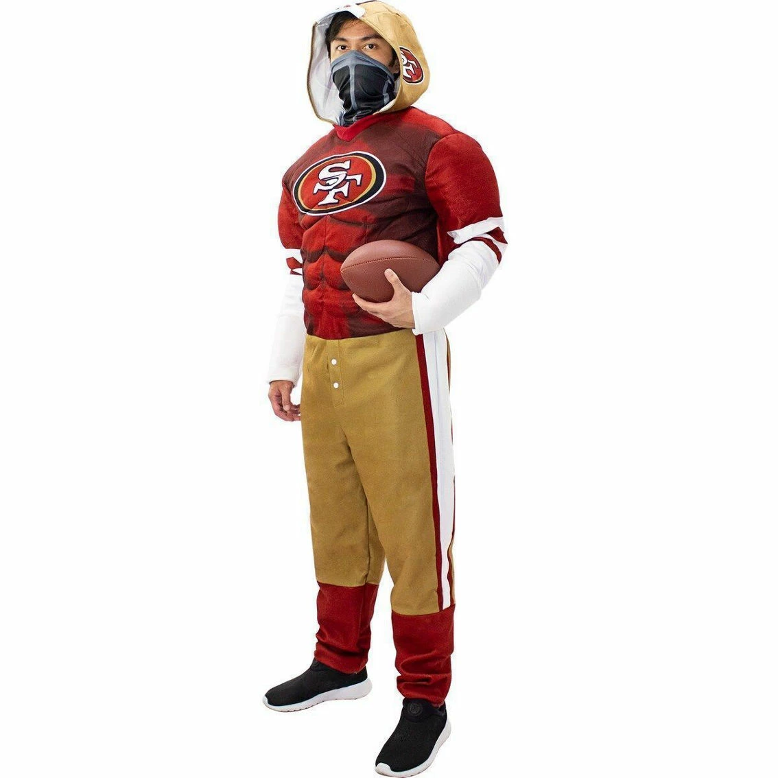 Jerry Leigh Men's Scarlet San Francisco 49ers Game Day Costume 5 Jerry Leigh Men's Scarlet San Francisco 49ers Game Day Costume - Image 3