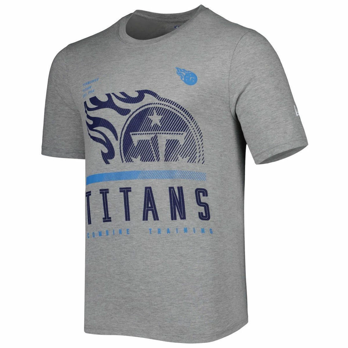 New Era Men's Heathered Gray Tennessee Titans Combine Authentic Red Zone T-Shirt 5 New Era Men's Heathered Gray Tennessee Titans Combine Authentic Red Zone T-Shirt - Image 3