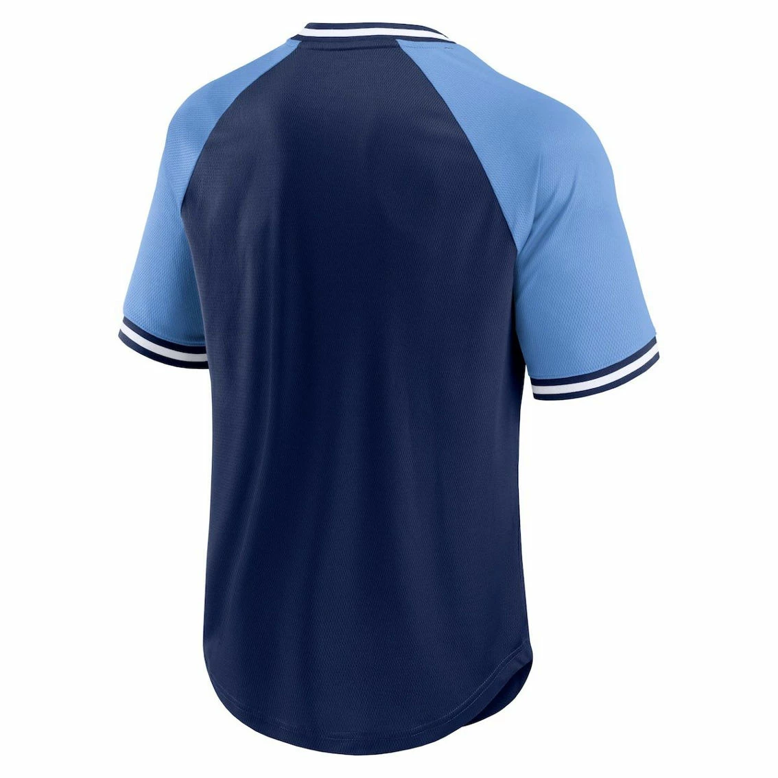 Fanatics Branded Men's Navy/Light Blue Tennessee Titans Second Wind Raglan V-Neck T-Shirt 6 Fanatics Branded Men's Navy/Light Blue Tennessee Titans Second Wind Raglan V-Neck T-Shirt - Image 4