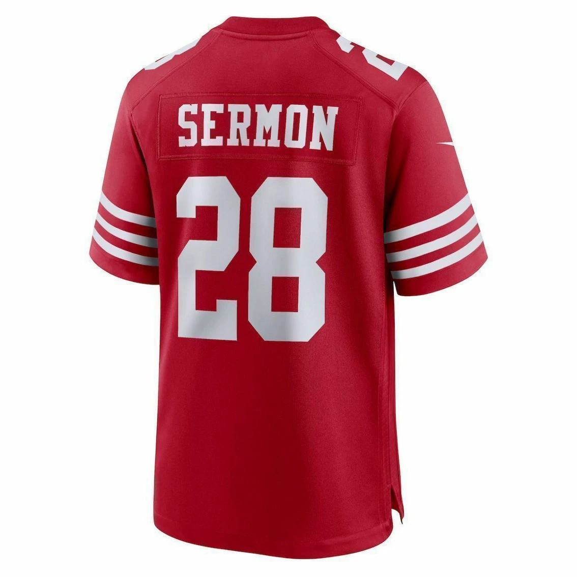 Nike Men's Trey Sermon Scarlet San Francisco 49ers Player Game Jersey 6 Nike Men's Trey Sermon Scarlet San Francisco 49ers Player Game Jersey - Image 4