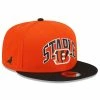 New Era X Staple Men's Orange/Black Cincinnati Bengals NFL X Collection 9FIFTY Snapback Adjustable Hat