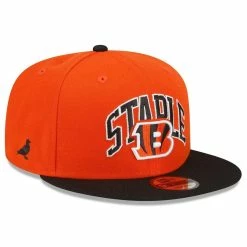 New Era X Staple Men's Orange/Black Cincinnati Bengals NFL X Collection 9FIFTY Snapback Adjustable Hat