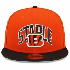 New Era X Staple Men's Orange/Black Cincinnati Bengals NFL X Collection 9FIFTY Snapback Adjustable Hat 8 New Era X Staple Men's Orange/Black Cincinnati Bengals NFL X Collection 9FIFTY Snapback Adjustable Hat -Fanatics DSCO1148314826 2294 ALT2