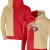 Staple Men's NFL X Red San Francisco 49ers Split Logo Pullover Hoodie 1 Staple Men's NFL X Red San Francisco 49ers Split Logo Pullover Hoodie -Fanatics DSCO1148314946 2910