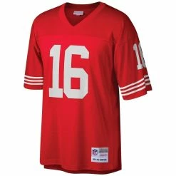 Mitchell & Ness Men's Joe Montana Scarlet San Francisco 49ers Big & Tall 1990 Retired Player Replica Jersey 8 Mitchell & Ness Men's Joe Montana Scarlet San Francisco 49ers Big & Tall 1990 Retired Player Replica Jersey -Fanatics DSCO1148315047 2946 ALT2
