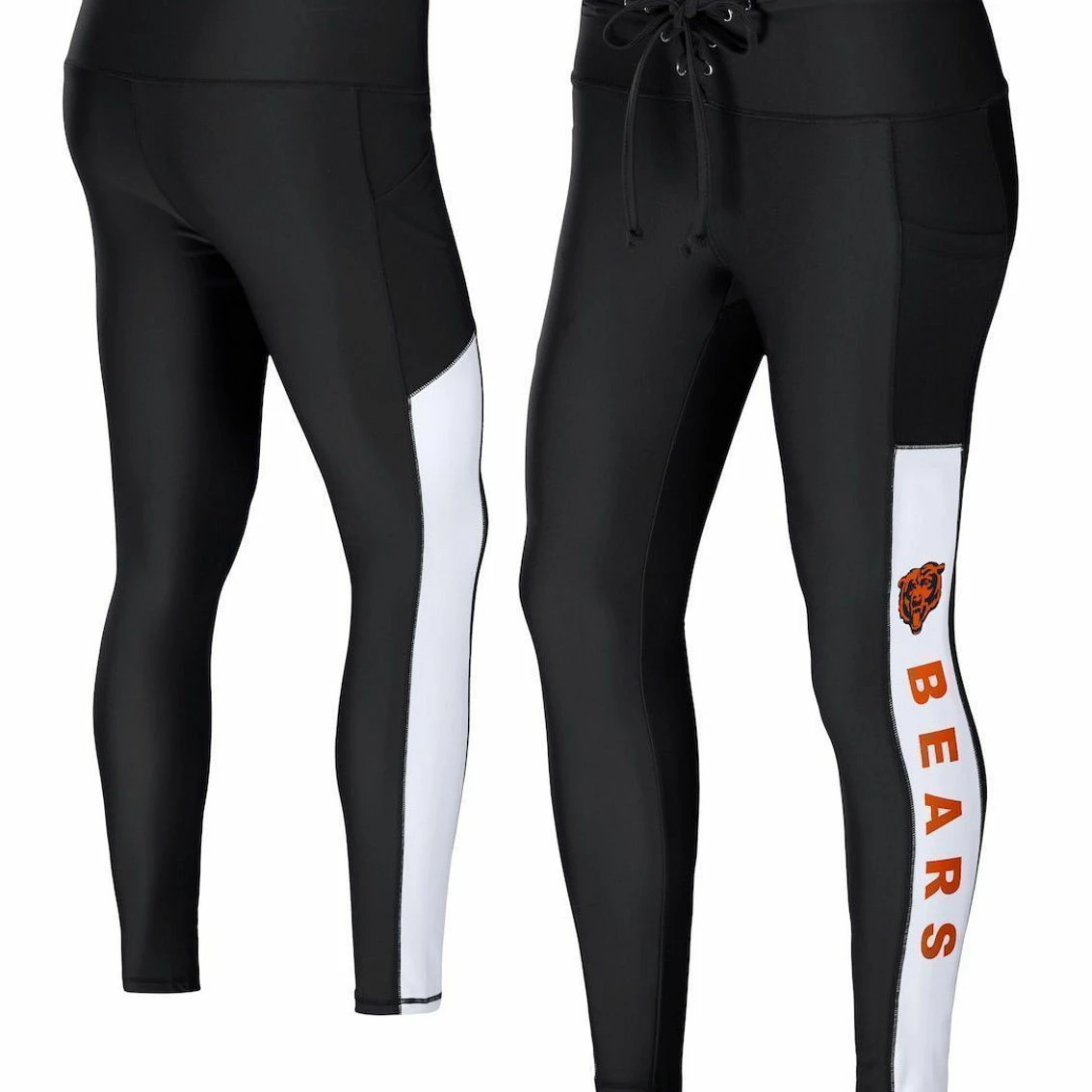 WEAR By Erin Andrews Women's Black Chicago Bears Leggings 3 WEAR By Erin Andrews Women's Black Chicago Bears Leggings