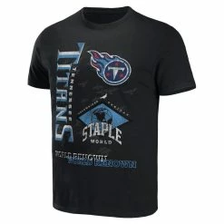 Staple Men's NFL X Black Tennessee Titans World Renowned T-Shirt 8 Staple Men's NFL X Black Tennessee Titans World Renowned T-Shirt -Fanatics DSCO1148315203 1007 ALT2
