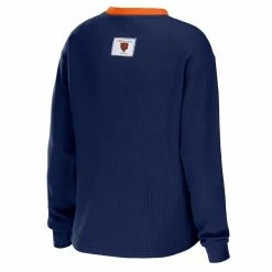 WEAR By Erin Andrews Women's Navy Chicago Bears Waffle Henley Long Sleeve T-Shirt 9 WEAR By Erin Andrews Women's Navy Chicago Bears Waffle Henley Long Sleeve T-Shirt -Fanatics DSCO1148315207 1320 ALT3