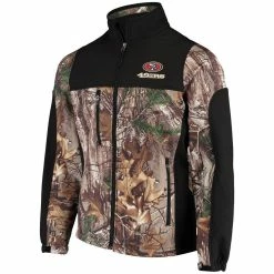 Dunbrooke Men's Realtree Camo/Black San Francisco 49ers Circle Hunter Softshell Full-Zip Jacket 8 Dunbrooke Men's Realtree Camo/Black San Francisco 49ers Circle Hunter Softshell Full-Zip Jacket -Fanatics DSCO1148315752 4273 ALT2