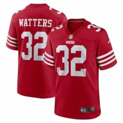 Nike Men's Ricky Watters Scarlet San Francisco 49ers Retired Player Game Jersey 7 Nike Men's Ricky Watters Scarlet San Francisco 49ers Retired Player Game Jersey -Fanatics DSCO1148316080 2946 ALT1