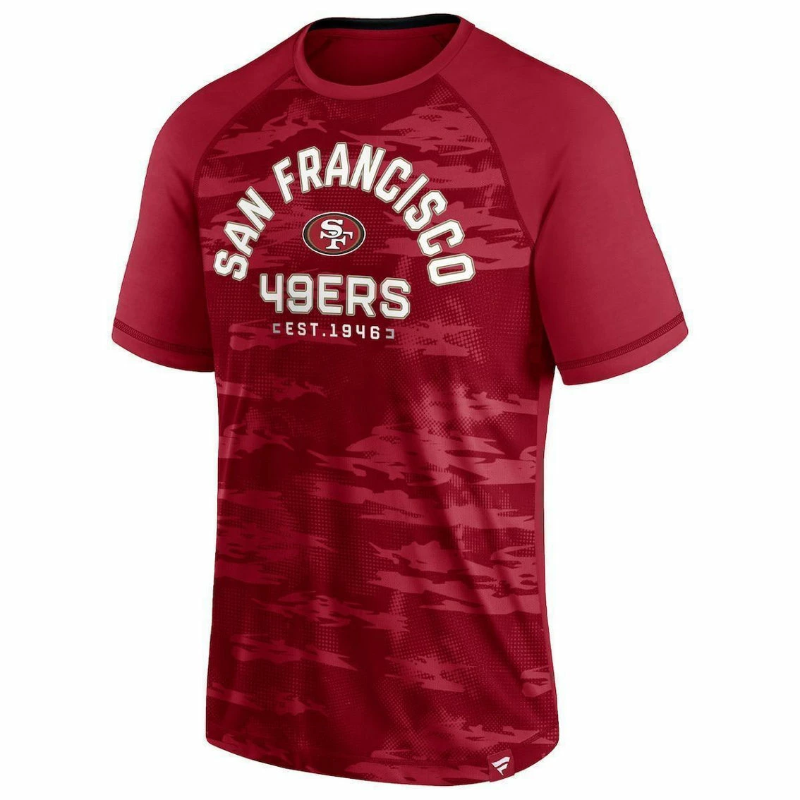 Fanatics Branded Men's Scarlet San Francisco 49ers Hail Mary Raglan T-Shirt 5 Fanatics Branded Men's Scarlet San Francisco 49ers Hail Mary Raglan T-Shirt - Image 3