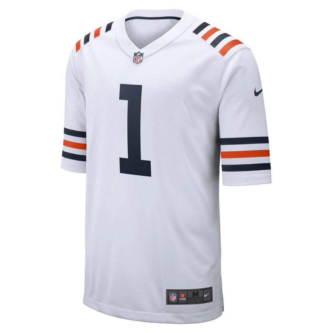 Nike Men's Justin Fields White Chicago Bears 2021 NFL Draft First Round Pick Alternate Classic Game Jersey 5 Nike Men's Justin Fields White Chicago Bears 2021 NFL Draft First Round Pick Alternate Classic Game Jersey - Image 3