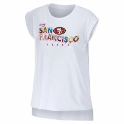 WEAR By Erin Andrews Women's White San Francisco 49ers Greetings From Muscle T-Shirt 8 WEAR By Erin Andrews Women's White San Francisco 49ers Greetings From Muscle T-Shirt -Fanatics DSCO1148318963 3550 ALT2