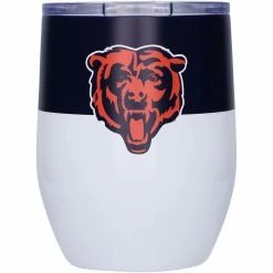 Logo Brands Chicago Bears 16oz. Colorblock Stainless Steel Curved Tumbler 7 Logo Brands Chicago Bears 16oz. Colorblock Stainless Steel Curved Tumbler -Fanatics DSCO1148319881 0000 ALT1
