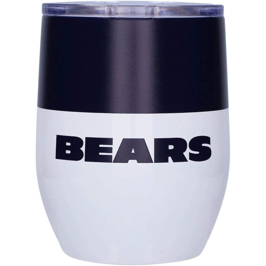 Logo Brands Chicago Bears 16oz. Colorblock Stainless Steel Curved Tumbler 5 Logo Brands Chicago Bears 16oz. Colorblock Stainless Steel Curved Tumbler - Image 3