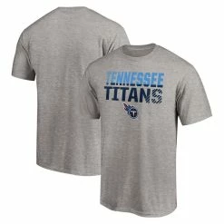 Fanatics Branded Men's Heathered Gray Tennessee Titans Big & Tall Fade Out Team T-Shirt