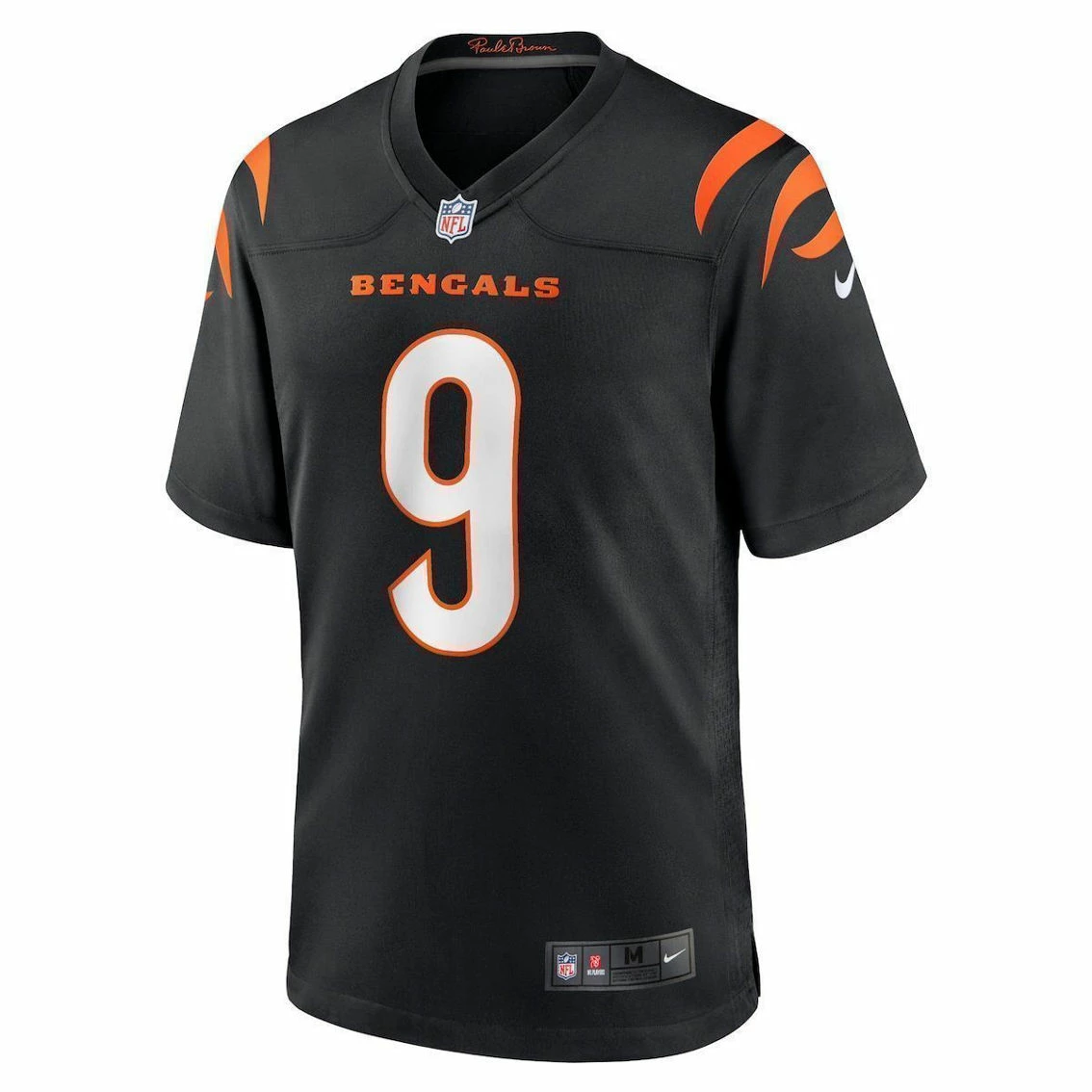 Men's Nike Joe Burrow Black Cincinnati Bengals Game Jersey 5 Men's Nike Joe Burrow Black Cincinnati Bengals Game Jersey - Image 3