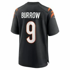 Men's Nike Joe Burrow Black Cincinnati Bengals Game Jersey 9 Men's Nike Joe Burrow Black Cincinnati Bengals Game Jersey -Fanatics DSCO1148320871 1007 ALT3