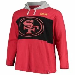 Fanatics Branded Men's Scarlet San Francisco 49ers Big & Tall Logo Hoodie Long Sleeve T-Shirt 8 Fanatics Branded Men's Scarlet San Francisco 49ers Big & Tall Logo Hoodie Long Sleeve T-Shirt -Fanatics DSCO1148320902 2946 ALT2