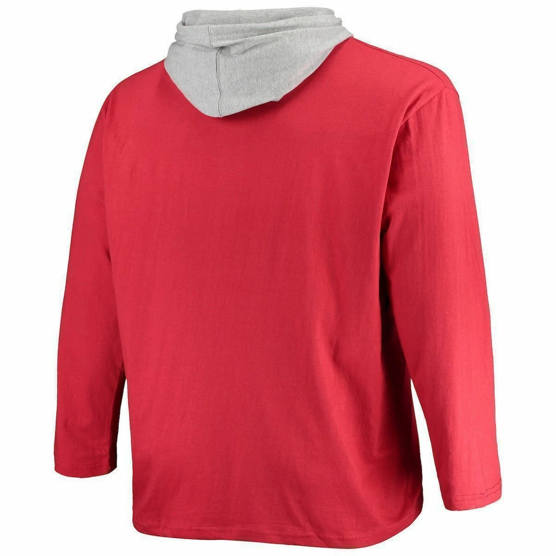 Fanatics Branded Men's Scarlet San Francisco 49ers Big & Tall Logo Hoodie Long Sleeve T-Shirt 6 Fanatics Branded Men's Scarlet San Francisco 49ers Big & Tall Logo Hoodie Long Sleeve T-Shirt - Image 4