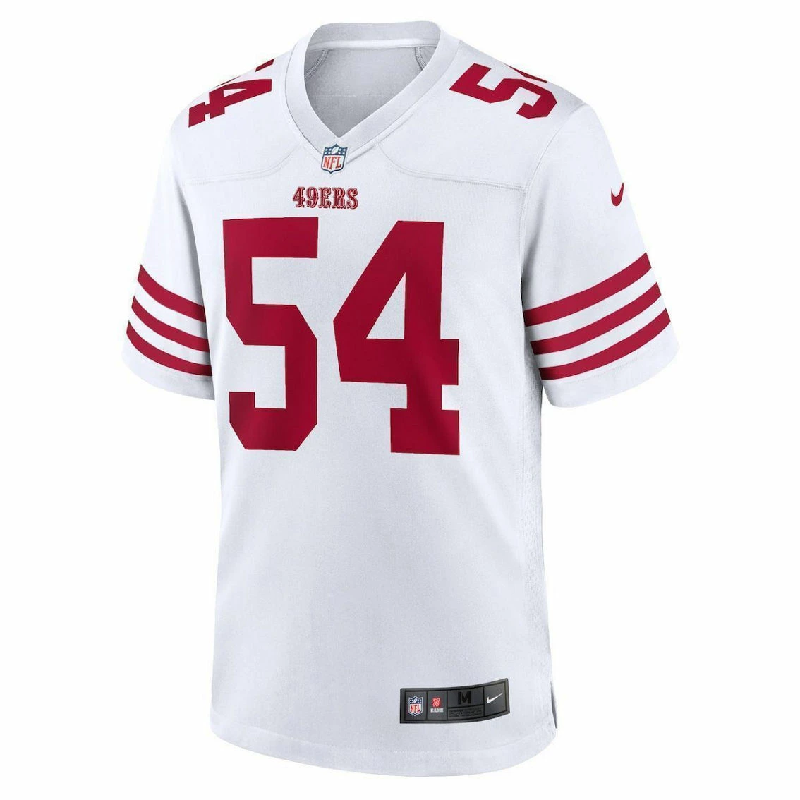 Nike Men's Fred Warner White San Francisco 49ers Player Game Jersey 5 Nike Men's Fred Warner White San Francisco 49ers Player Game Jersey - Image 3