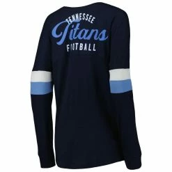 New Era Women's Navy Tennessee Titans Athletic Varsity Lace-Up Long Sleeve T-Shirt 9 New Era Women's Navy Tennessee Titans Athletic Varsity Lace-Up Long Sleeve T-Shirt -Fanatics DSCO1148321386 1320 ALT3